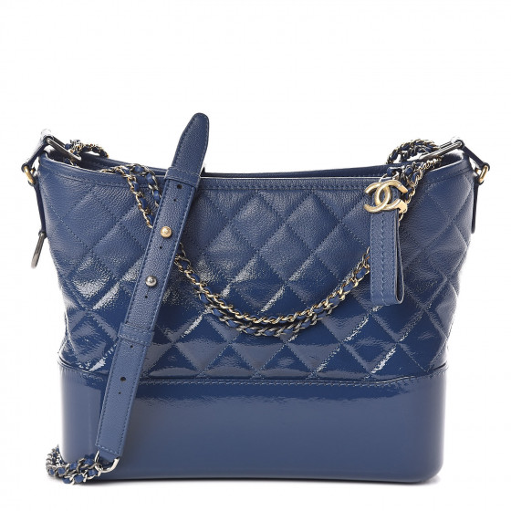 chanel gabrielle patent goatskin