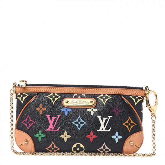 louis vuitton multicolor milla clutch