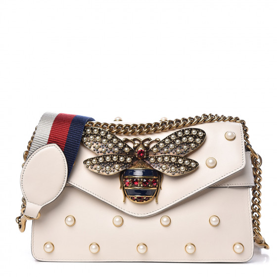 gucci pearl bee bag