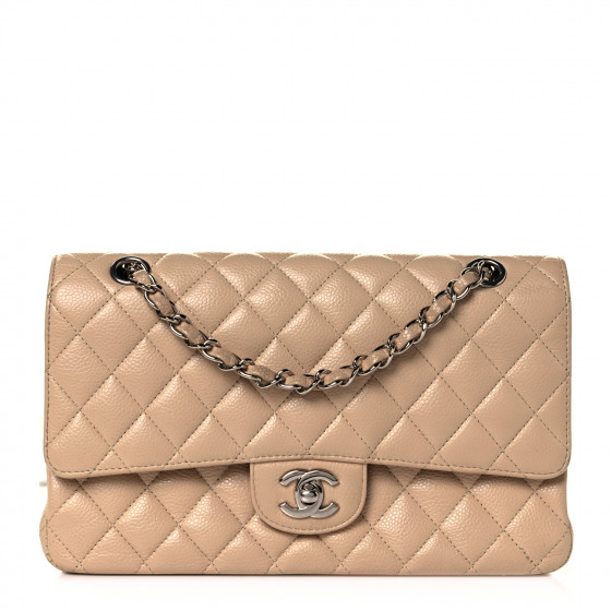 chanel beige clair caviar medium