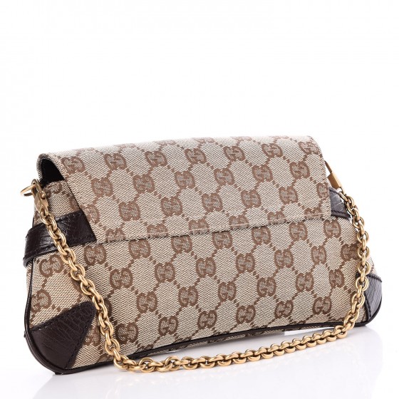 gucci monogram horsebit clutch