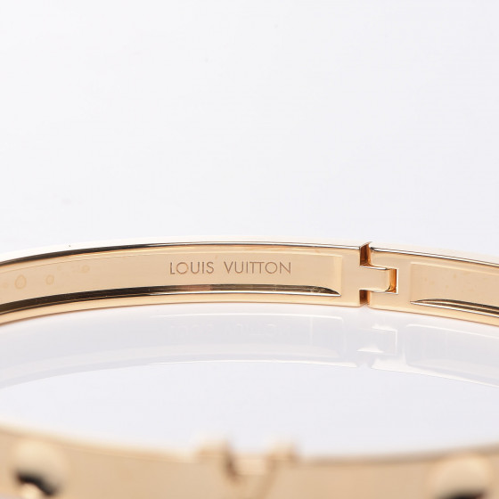 Louis Vuitton Empreinte 18K Yellow Gold Bangle Size Medium 16 at 1stDibs  louis  vuitton empreinte bangle, lv gold bracelet bangle, louis vuitton cartier  bracelet