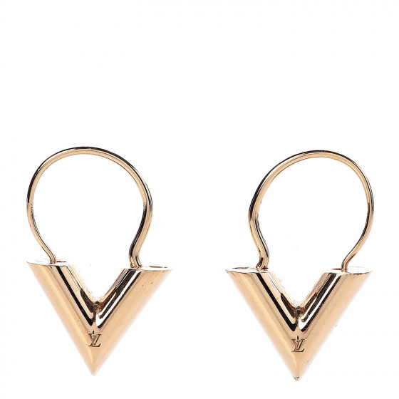 Louis Vuitton Louise Hoop Earrings - Gold-Tone Metal Hoop, Earrings -  LOU253621