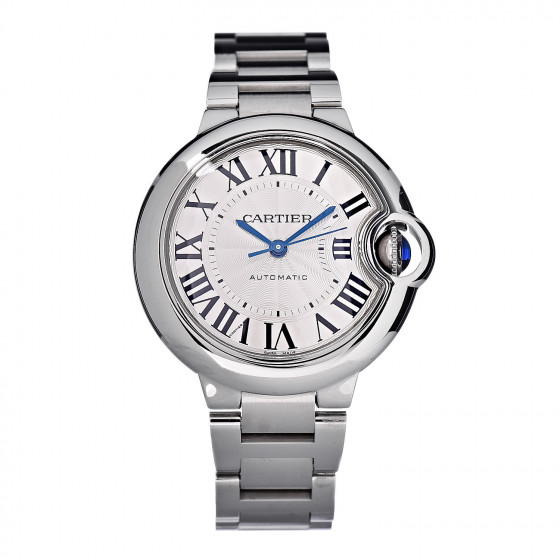 CARTIER Stainless Steel 33mm Ballon Bleu De Cartier Automatic Watch 453588