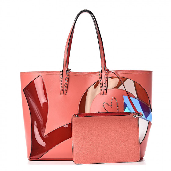 cabata loubinthesky red sole tote bag