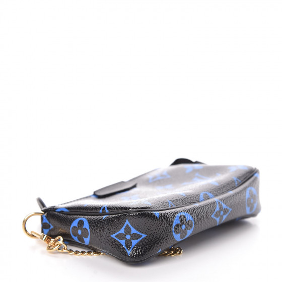 louis vuitton blue mini pochette