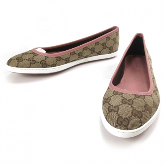 gucci monogram ballet flats