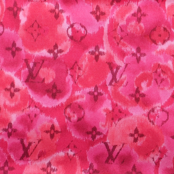 Louis Vuitton Blue/Pink Monogram Ultimate Print Silk BB Bandeau Scarf -  Yoogi's Closet