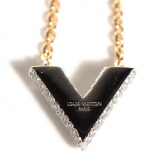 louis vuitton v necklace price