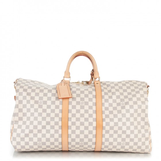 louis vuitton damier azur keepall