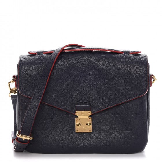 louis vuitton empreinte pochette metis marine rouge