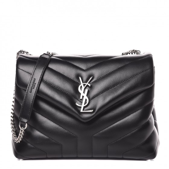 saint laurent loulou small matelasse calfskin flap bag