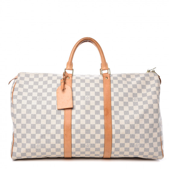 louis vuitton damier azur keepall 50