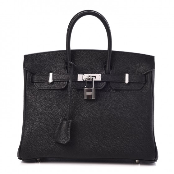 HERMES Togo Birkin 25 Black 313852