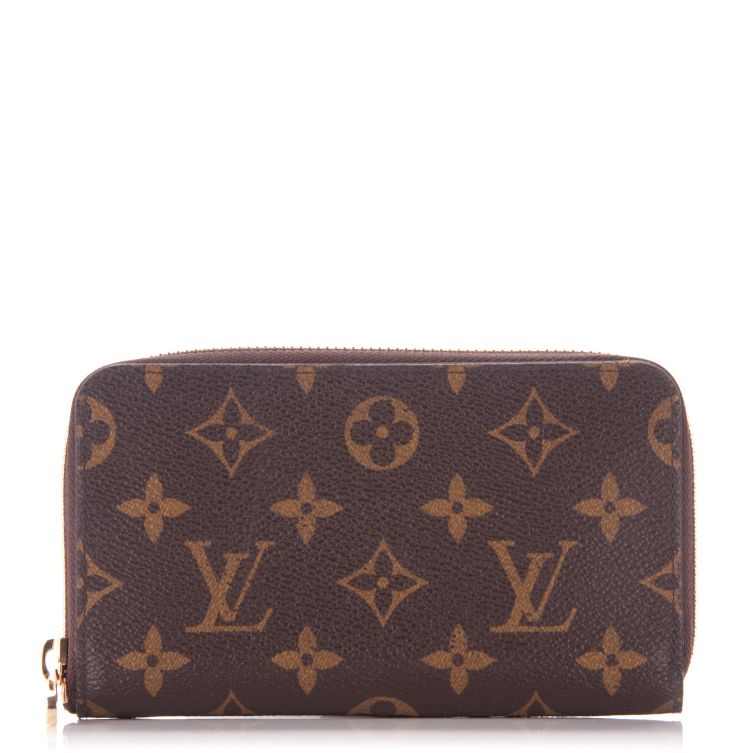 zippy compact wallet monogram