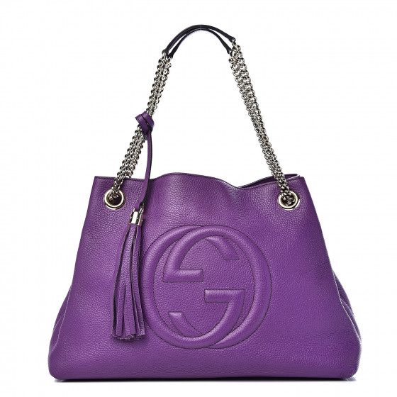 gucci purple soho bag