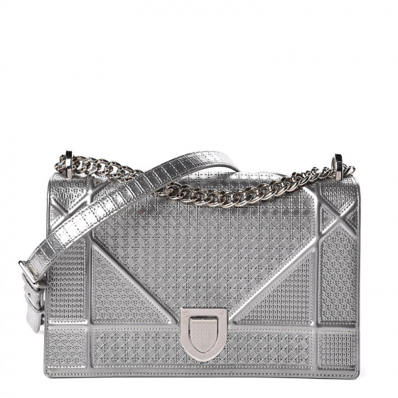 metallic dior bag