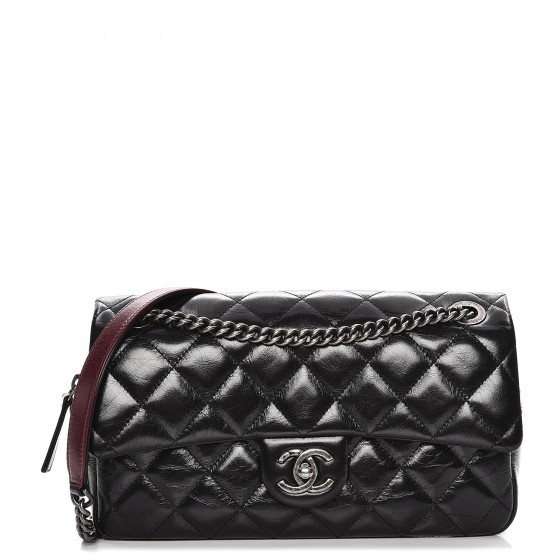 chanel duo color flap bag