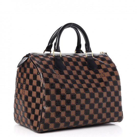 damier paillettes speedy 30