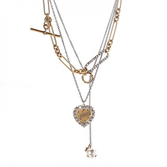 i heart dior necklace