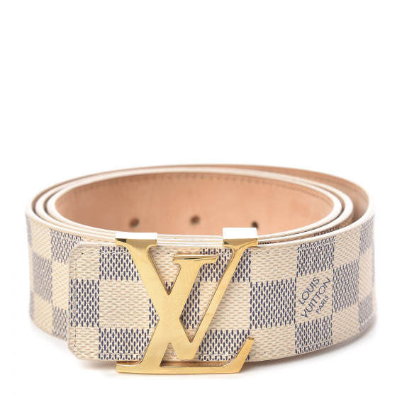 LV Iconic 20 mm Reversible Belt Damier Azur Canvas - Accessories