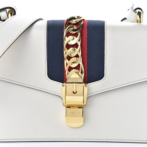 gucci sylvie small white