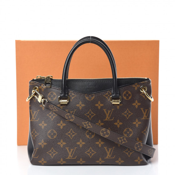 louis vuitton monogram pallas full bb black