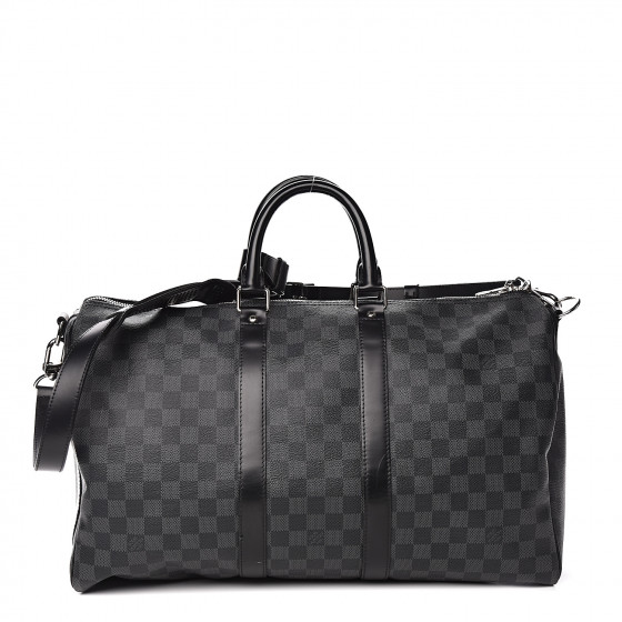 LOUIS VUITTON N41418 Damier Graphite Keepall Bandouliere45 travel bag  Duffle Bag