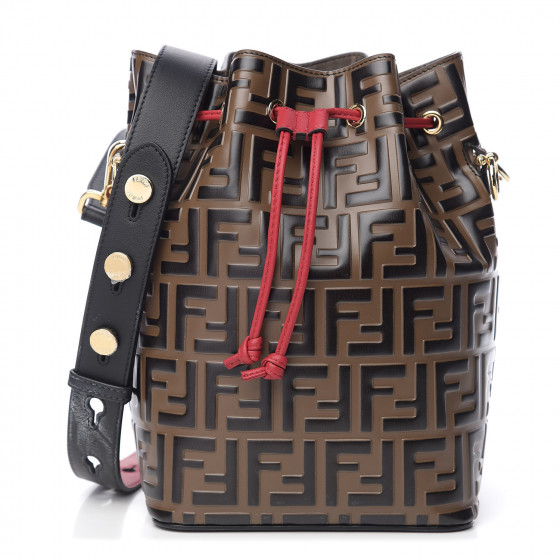 fendi mon tresor brown leather