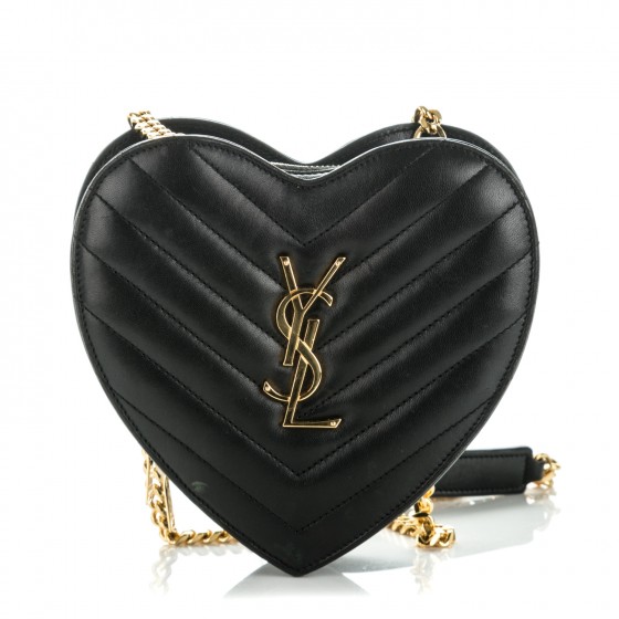 ysl heart chain bag