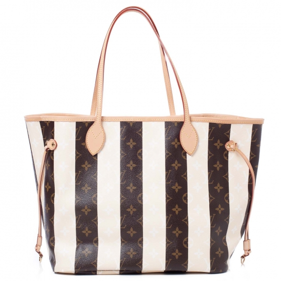 louis vuitton monogram rayures neverfull mm