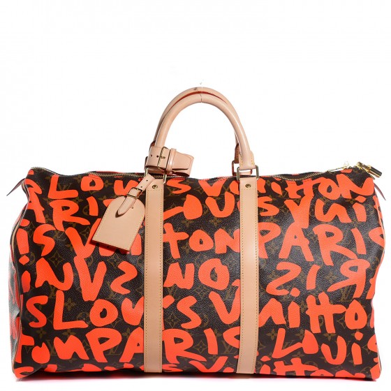 louis vuitton keepall graffiti