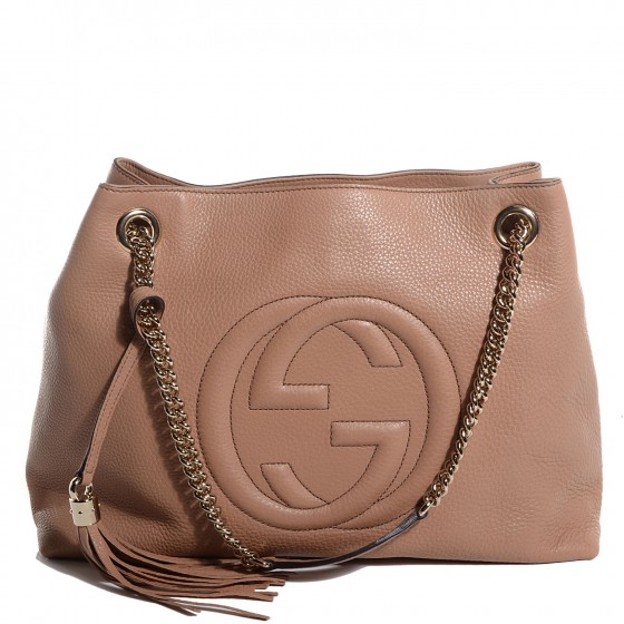 gucci pebbled leather shoulder bag