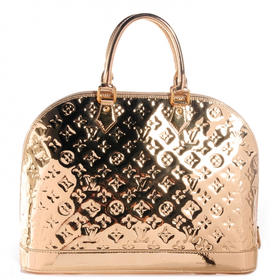 louis vuitton gold mirror bag