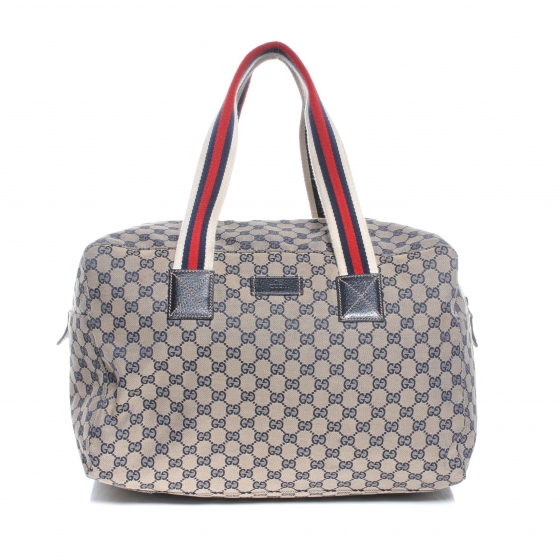 gucci duffle bag blue