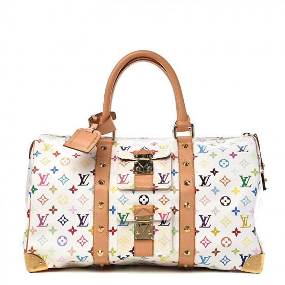 Louis Vuitton Monogram Multicolor Keepall 45 Black