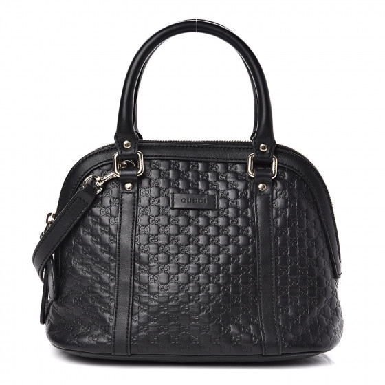 gucci microguccissima mini dome bag black