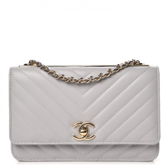 chanel trendy wallet on chain