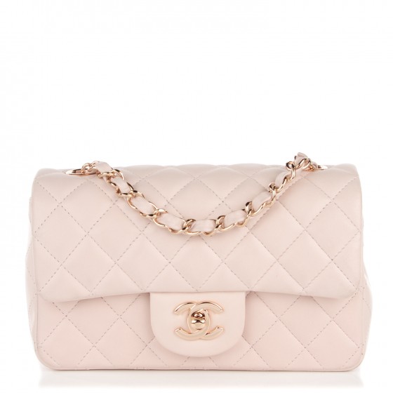 chanel rose gold mini