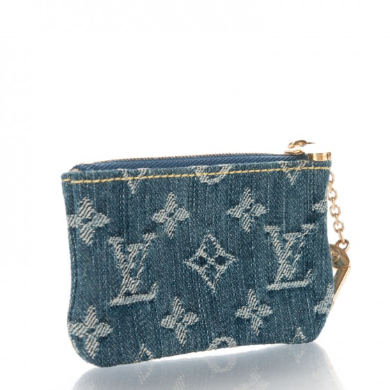 louis vuitton denim key pouch