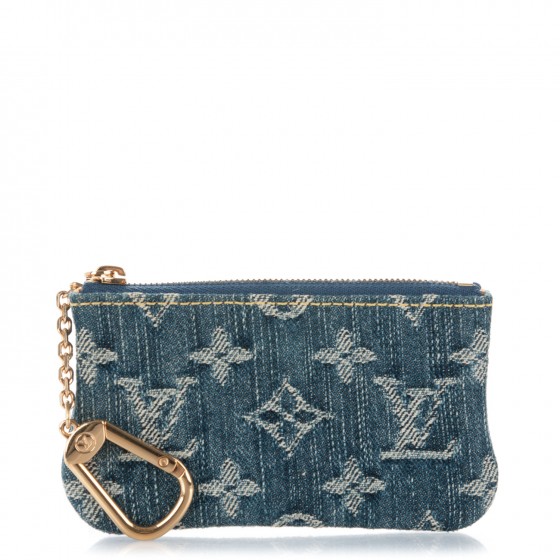 louis vuitton denim key pouch