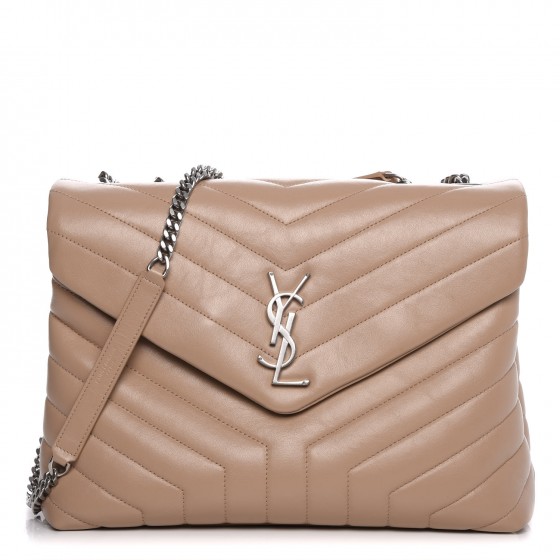 ysl medium loulou beige