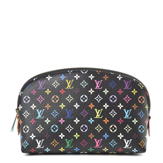 lv multicolor cosmetic pouch