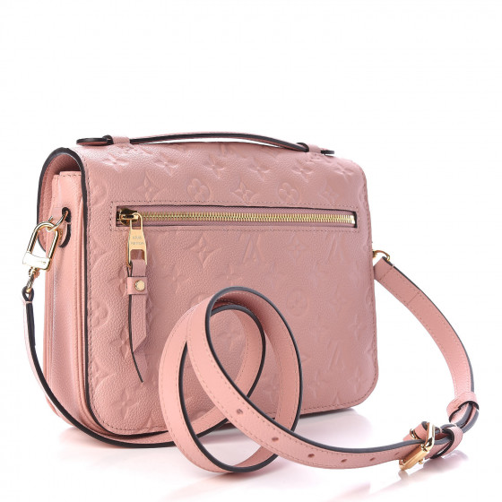 pochette metis rose poudre