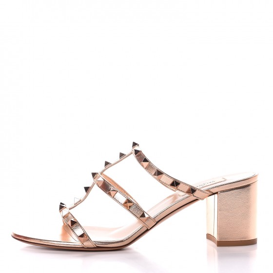 valentino rockstud rose gold