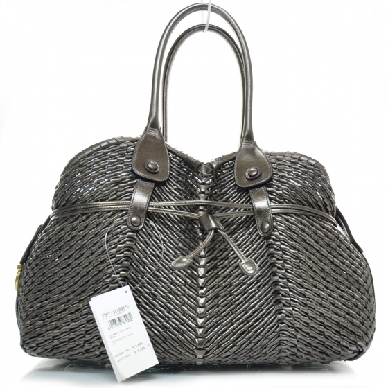 salvatore ferragamo woven bag