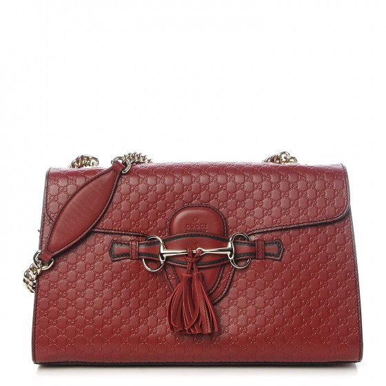 gucci microguccissima medium emily chain shoulder bag