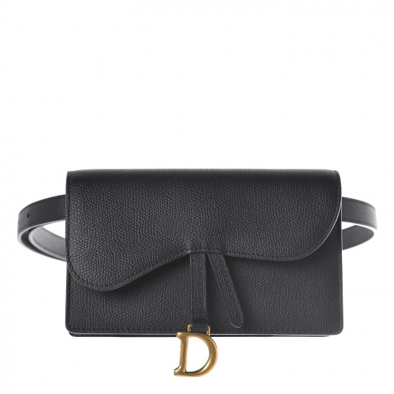 dior belt bag black