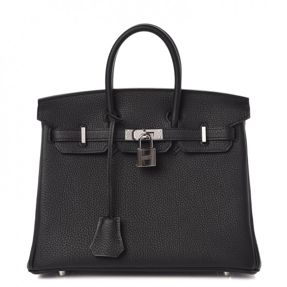 HERMES Togo Birkin 25 Black 312623