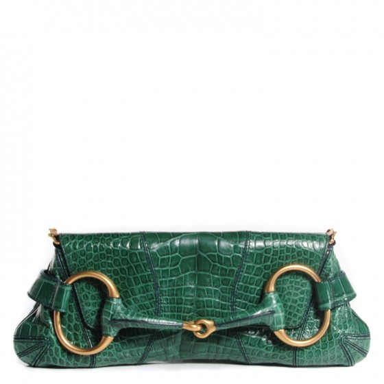 gucci green clutch